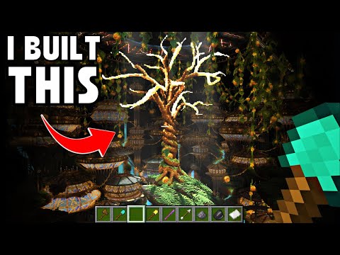 I Built Minecraft’s BIGGEST Cave City in 7 Days