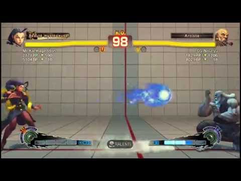 Mr Karmageddon (Rose) vs OS Nouryu (Gouken) USF4 Ranking Canultra