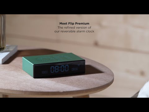 Lexon Flip Premium, the refined version of our reversible alarm clock