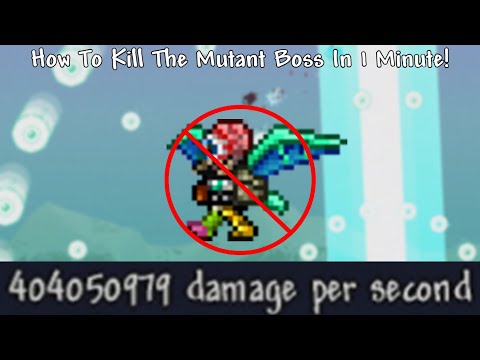 How To Beat The Mutant In 1 MINUTE! - Terraria
