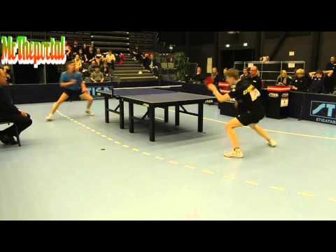Table Tennis Danish Youth Championships 2016 - Andreas Dilling Vs Andres Lind -