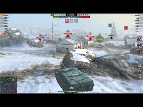 AMX 50 Foch WoT Blitz 5300+ dmg 3 Kills Mastery Ace