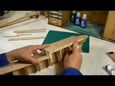 CASCO 008- Como colocar las amuradas 1. ENDURANCE - Modelismo Naval - Artesanía