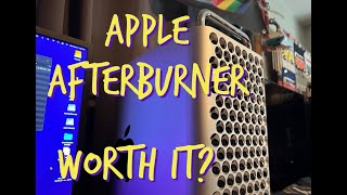 Apple Afterburner for Mac Pro 2019 Worth It ? - Radeon Pro 580X MPX Module Test & Chat -  ProRes
