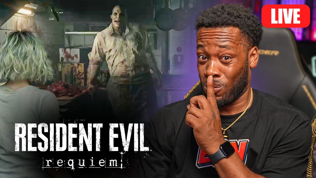 PLAYING THE SCARIEST GAME EVER!!! RESIDENT EVIL REQUIEM (LIVE GAMEPLAY DAY 2)