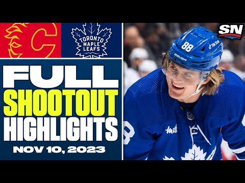 Calgary Flames at Toronto Maple Leafs | FULL Shootout Highlights - November 10, 2023