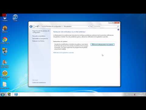 comment reparer restauration systeme windows 7