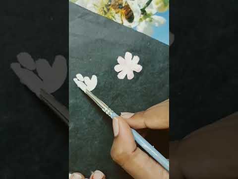 how to draw flower painting for beginners #short lohitha Arts do subscribe 🥺