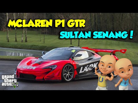 MCLAREN P1 GTR Sultan Upin Ipin Senang Banget DiBuAT NgebuT KENCENG - GTA V Sultan Upin Ipin Terbaru