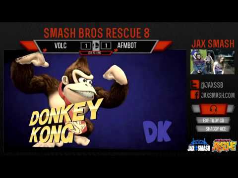 Jax Smash Weekly 4/14/16 - Volc(Yoshi,G&W) Vs. Afmbot(DK) LF