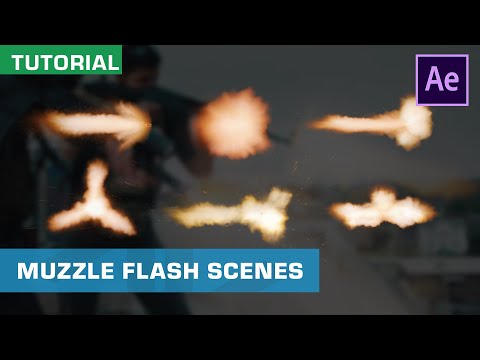 How To Composite Muzzle Flashes And More | Gun VFX | After Effects Tutorial