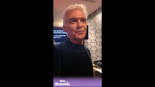 Phillip Schofield refuses to address queue gate as he’s quizzed over NTA win #shorts #nta