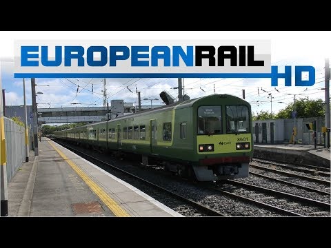 Iarnród Éireann Irish Rail DART 8500 / 8520 EMU 8501 + 8536 calls at Howth Junction