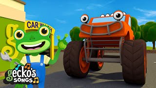 Monster Truck Jump & Spin! 😲 | Gecko's Songs 🎶 | Cartoons For Kids | Toddler Fun Learning