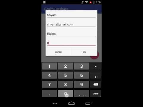 Realm Mobile Database Implementation in Android