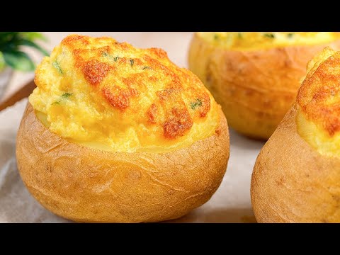 Pommes de terre soufflées 🥔 | 3 ingrédients seulement : Sans Farine