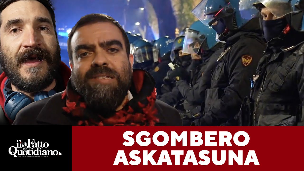 Askatasuna, rabbia del quartiere dopo lo sgombero: “Perso uno spazio di socialità”. Poi gli scontri