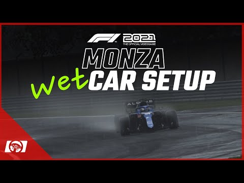 F1 2021 Monza, Italy Wet Car Setup / Race Setup