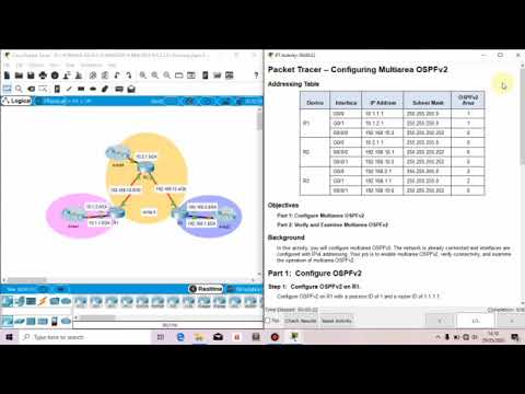 9.2.2.6 Packet Tracer - Configuring Multiarea OSPFv2
