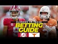 No. 1 Alabama vs Texas Betting Guide: Free Picks, Props, Best Bets | CBS Sports HQ