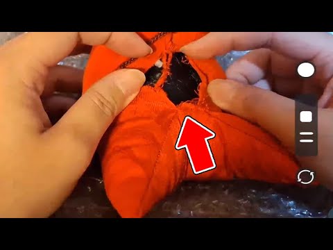 某フリマサイトで買った人形の中身を開けてみたら・・・