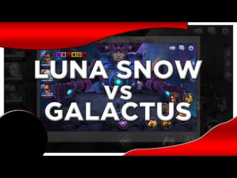T3 Luna Snow vs Galactus GBR | Marvel Future Fight