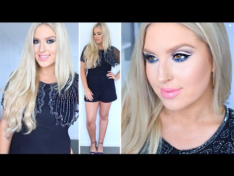 New Years Eve Makeup & Outfit! ♡ Dramatic Cut Crease & GIVEAWAY Video