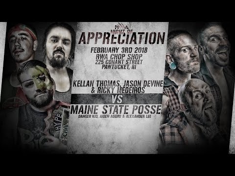 RWA Night of Appreciation 2018: Match 6 - Main State Posse vs Kellan Thomas & Detox