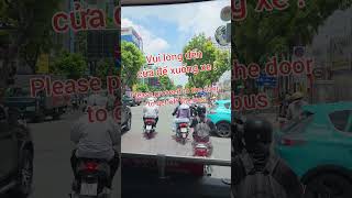 Bus ride in Saigon #vietnam #saigonbus #benxemientay#divongvong