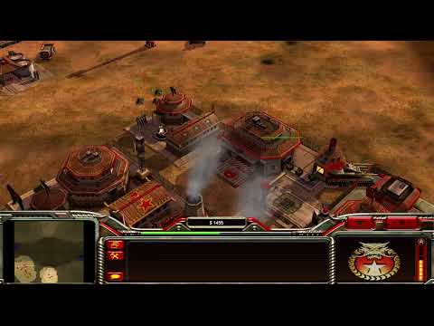 Command & Conquer: Generals, Fallen Empire Map, China vs USA, Brutal Difficulty
