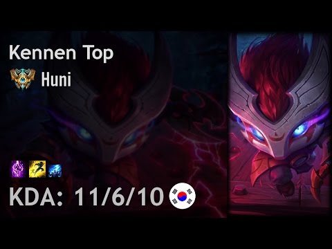Kennen Top vs Ekko - Huni - KR Challenger Patch 6.23