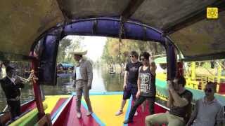 preview picture of video 'We Took our Shaolin Austrians Brothers to the Mariachis at Xochimilco'