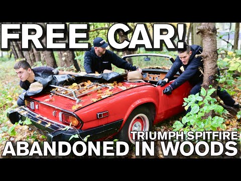 Detailing Free Disgusting Car Parked in Woods: 1979 Triumph Spitfire