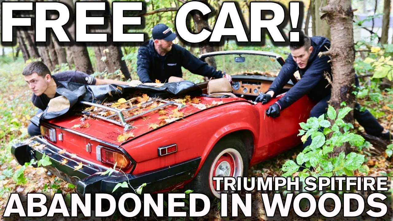 Detailing Free Disgusting Car Parked in Woods: 1979 Triumph Spitfire