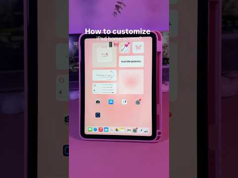 How to customize iPad home screen? 📱🎀✨💕 | Widgetsmith Tutorial