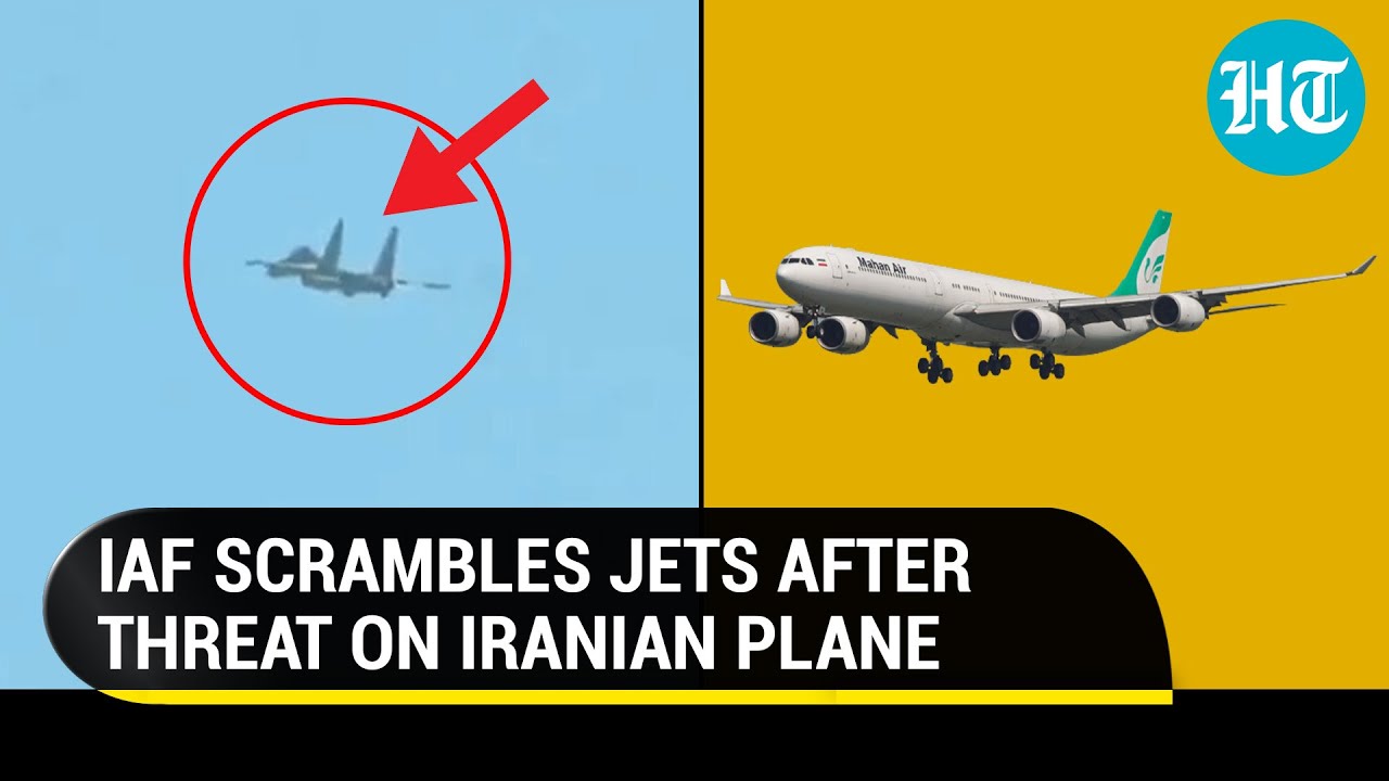 IAF scrambles fighter jets after bomb scare on China-bound Iranian plane I Key Details