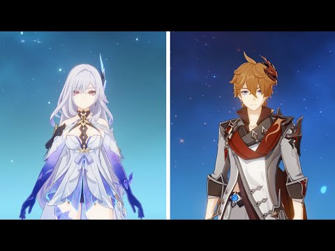 Skirk and Childe having the same voicelines is just... 😭