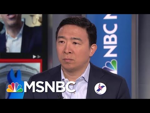 民主黨總統候選人楊甦棣為全民基本收入辯護｜Velshi & Ruhle｜MSNBC (Democratic Pres. Candidate Yang Makes Case For Universal Basic Income | Velshi & Ruhle | MSNBC)