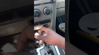 How to remove gear shift knob in a 2010 Dodge Avenger SXT….