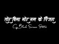 Cg Black Screen Status Video Tor Bina Mor Man Ke Pinjara