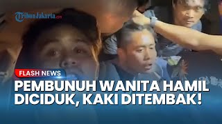 DRAMATIS! Detik-detik Pembunuh Wanita Hamil di Palembang Diringkus, Pelaku Ngamuk & Kaki Ditembak