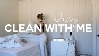 RELAXING deep clean with me! bedroom organization & decluttering | cleaning motivation