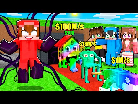 Me Convertí en DAGAR OSCURO para Robar Brainrots a Mis Amigos en Minecraft!