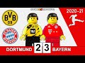 Borussia Dortmund vs Bayern Munich 2-3 • Bundesliga 20/21 (München) Goals Highlights Lego Football