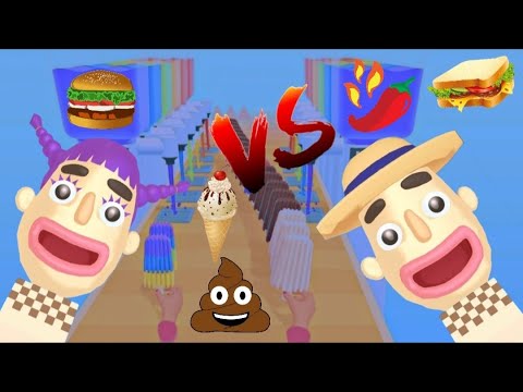 Gameplay Sandwich Runner vs Popsicle Stack
