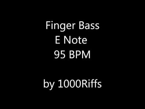 Finger Bass E Note 95 BPM - Beats Per Minute