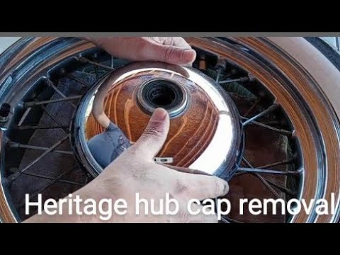Heritage Softail hub cap removal