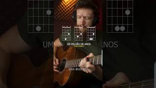 COMO TOCAR UM MILHÃO DE ANOS LEIQS #violao #comotocarviolao #leiqs #auladeviolao #louvor #leiqss