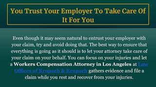 Some Common Mistakes which can Ruin Your Workers Compensation