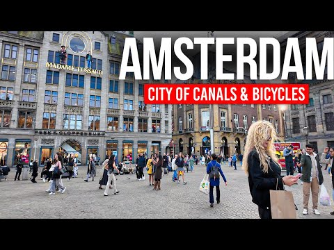 AMSTERDAM 🇳🇱 A Fairytale on Water | 4K Walking Tour
